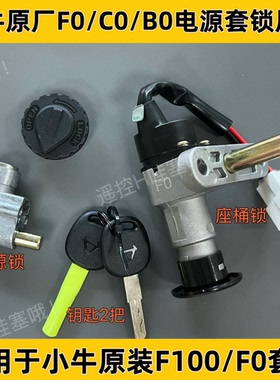 小牛电动原装F0/C0/F100/B0电源锁套锁Go/u+/N1s/G3/G5电门坐垫锁