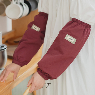 男秋冬羽绒服防脏耐磨 女烧饭护袖 防泼水袖 套厨房办工作室家务套袖