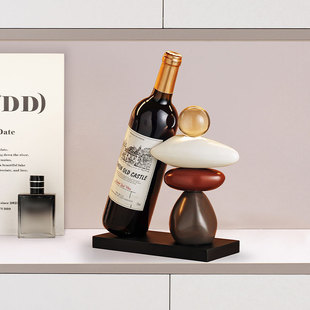 家用红酒架客厅酒柜电视柜办公室装饰时来运转摆件工艺品乔迁礼品