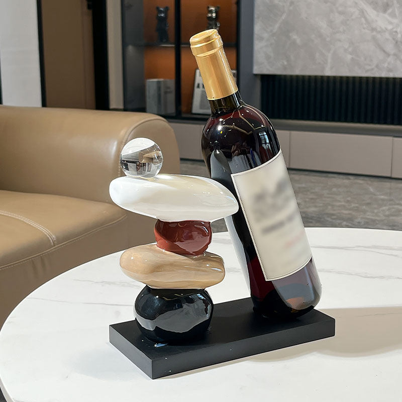 创意石来运转酒托玄关餐边柜红酒架摆件家居客厅酒柜电视柜装饰品,家居饰品,装饰摆件,淘宝优惠券,粉丝福利购,淘宝优惠卷