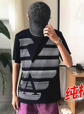 网红快手老鹰男社会潮牌短袖t恤