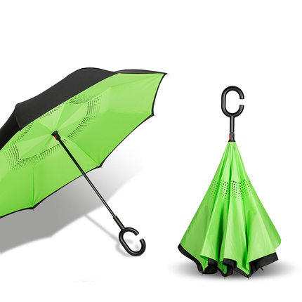 碳纤维骨架雨伞反向伞全自动晴雨两用小巧便携大号加固车用卡通成
