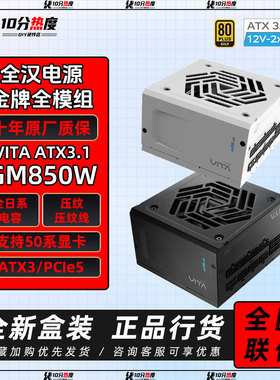 全汉电源 HV VITA G PRO 650W 750W 850W 1000W ATX3.1金牌全模组