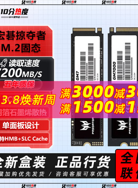 宏碁掠夺者GM7 GM7000 GM9 GM9000 1TB 2T 4T 8T M.2 SSD固态硬盘