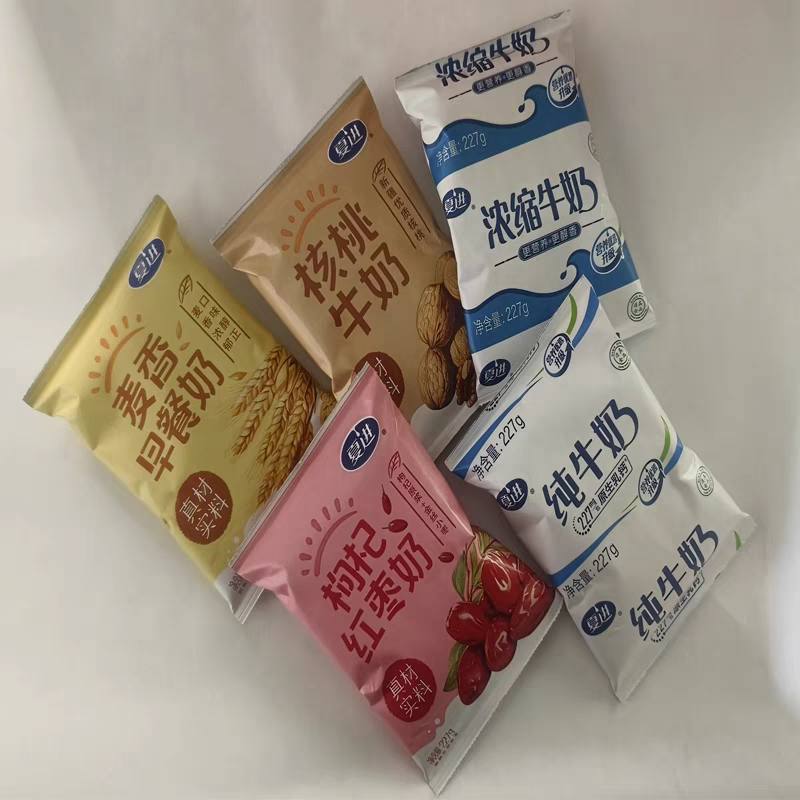 夏进红枣枸杞麦香牛奶227g*10袋学生整箱无菌早餐清真营养混合