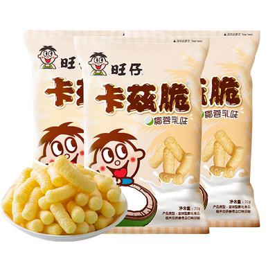 旺旺卡兹脆70g粟米条椰蓉乳