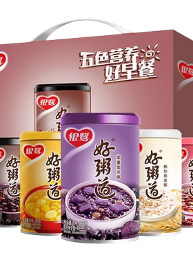 银鹭罐整箱紫薯多口味混装八宝粥