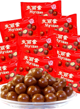 梁丰麦丽素巧克力豆抹茶怀旧糖果