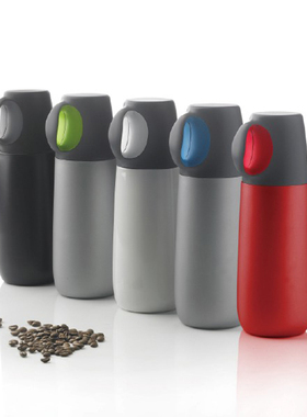 XD DESIGN 荷兰 Bopp 都市双层不锈钢带杯保温瓶 保温壶 600ml