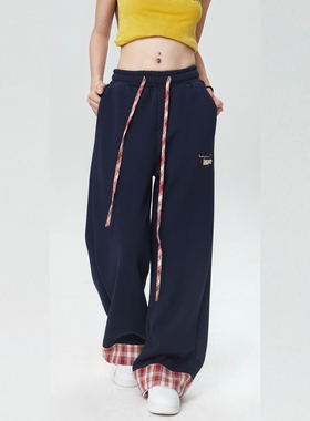 B3007#S-2XLP35白灰色藏青色