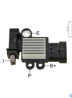 适用于五菱宝骏/宏光B15 汉拿AHB119004/CTA发电机调节器1563TC