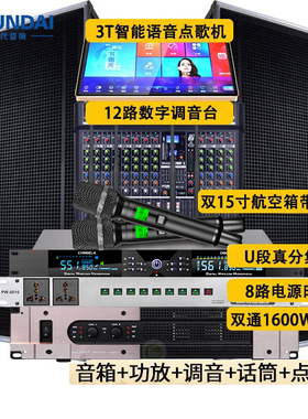 现代15英寸会议舞台音响高配版 AT215/AT15防水航空箱婚庆演出KTV