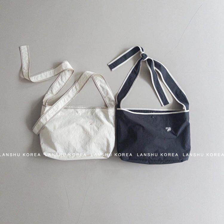 【Oahu】26新款刺绣小标潮流街拍感单肩斜挎包