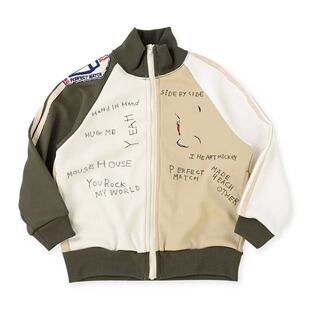 2025秋季新款  日系DD儿童刺绣字母老鼠联名学院风夹克棒球服