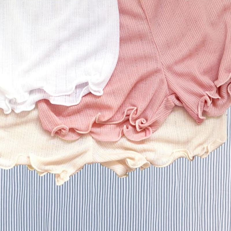 哦哦乐韩国童装安全裤现货！韩国童装Amber正品女童百搭花边短裤