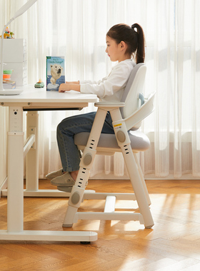 八九间F3儿童学习椅子可升降小学生写字座椅家用书桌椅矫正坐姿凳