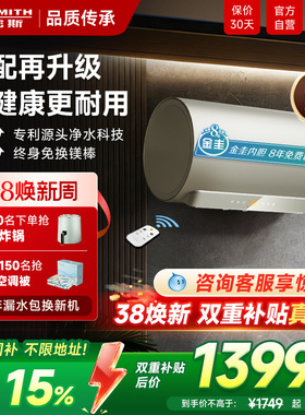 国补AO史密斯佳尼特家用电热水器60升JC速热金圭遥控80升1级能效
