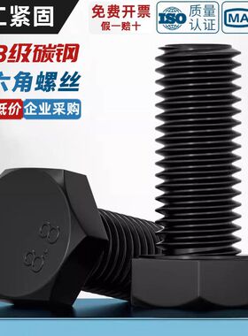 8.8级外六角螺丝螺栓M3M4M5M6M8M10M12M16*30x40x50x60x70x80X100