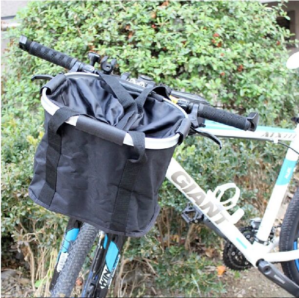 Panier pour vélo KING BIKE en toile - Ref 2257500 Image 3