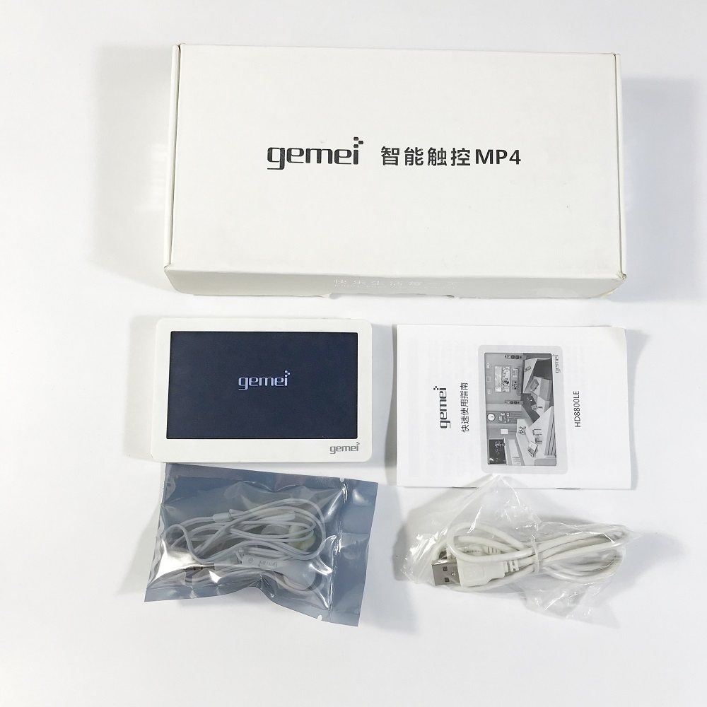 歌美HD8800时尚版(4GB)高清4.3寸触摸屏mp3mp4m