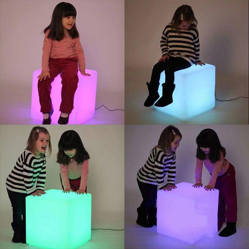 瑞吉欧光影桌led光立方板桌幼儿园蒙氏教具早教发光台光影台玩具