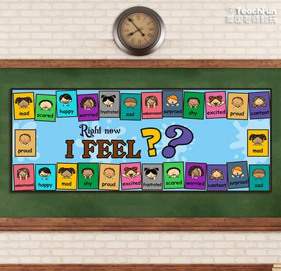 英语启蒙3教师教具主题墙海报