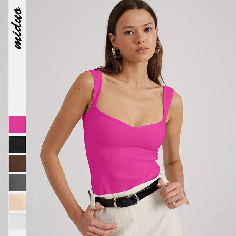 2025 New Temperament Commuter Collar Backless Camisole Vest