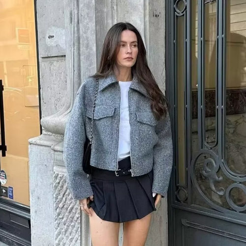 2026秋冬女式开衫外套