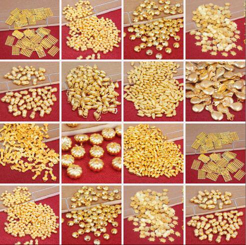热卖迷你小合金元宝金条大米金币铜钱算盘装饰用品工艺品摆件批发