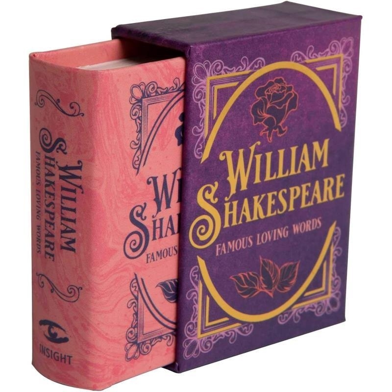 现货 英文原版 威廉·莎士比亚 著名的情话 迷你小书 浪漫台词 William Shakespeare: Famous Loving Word