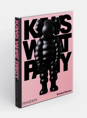 英文原版 KAWS: WHAT PARTY 粉黑色封面Black on Pink edition 考斯设计作品集 当代艺术时尚服装潮流文化涂鸦