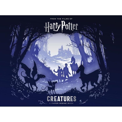 预售 英文原版 哈利波特电影3D立体剪影书 精装 Harry Potter - Creatures: A Paper Scene Book