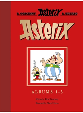 预售 英文原版 Asterix Asterix Gift Edition Albums1–5  高卢英雄历险记礼盒版1-5册
