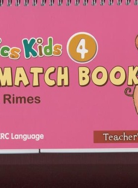 现货 英文原版 Phonics Kids Book 4 大翻翻书 (教师用) 新发音小子4:大翻翻书 (教师用)