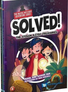 预售 英文原版 SOLVED! THE MATHS MYSTERY ADVENTURE SERIES (SET 1) 解决了!数学谜题系列冒险，第一辑 少儿科普