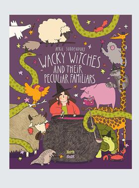 现货【外图原版】古怪的魔法师 Wacky Witches And Their Peculiar Familiars  儿童绘本 魔法故事书 精装