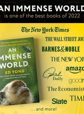 现货 英文原版 An Immense World: How Animal Senses Reveal the Hidden Realms Around Us动物的感官如何揭示我们周围隐藏的领域