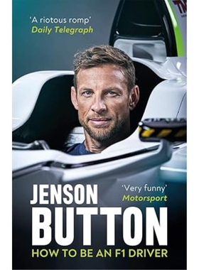 预售 英文原版 如何成为一名 F1 车手 简森 巴顿自传 How To Be An F1 Driver Jenson