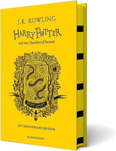 预售 英文原版 赫奇帕奇学院 哈利波特与密室2 Harry Potter and the Chamber of Secrets20周年纪念精装版 K罗琳