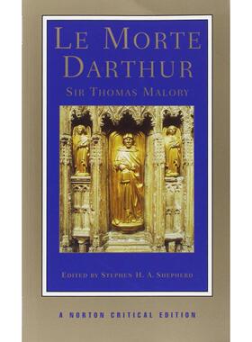 预售 英文原版 Norton Critical Editions: Le Morte Darthur 亚瑟王之死 诺顿文学解读系列 托马斯 马洛礼