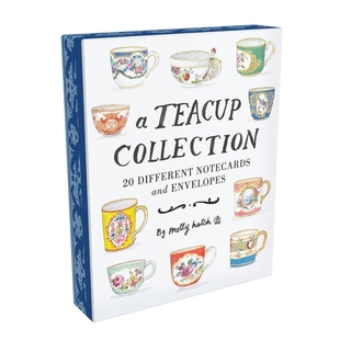 Notes 英文原版 Teacup 现货 and 便签和信封 Notecards 茶杯收藏笔记：20张不同 Envelopes Different Collection