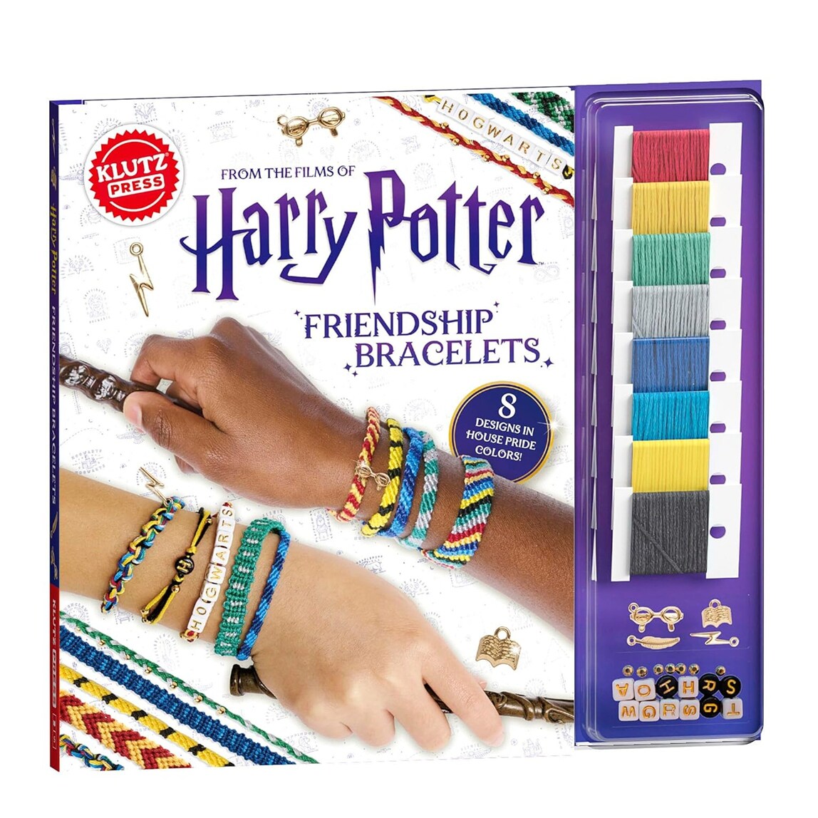 预售 英文原版 Harry Potter Friendship Bracelets 哈利波特友谊手链 手工书 包含材料
