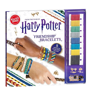 预售 英文原版 Harry Potter Friendship Bracelets 哈利波特友谊手链 手工书 包含材料