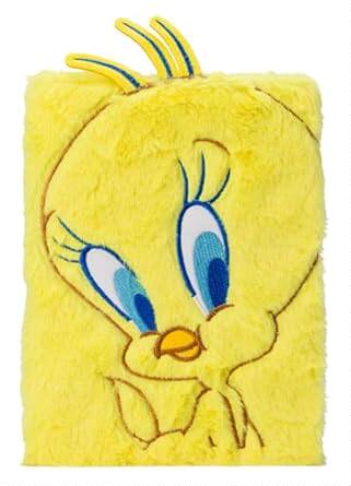 现货 英文原版 Looney Tunes: Tweety Bird Plush Journal 推特鸟毛绒笔记本
