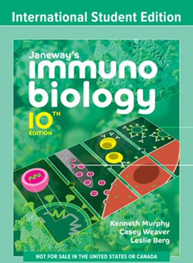 现货 英文原版 Janeway's Immunobiology 《简氏免疫生物学》第10版 国际纸皮版 带官网资料卡密