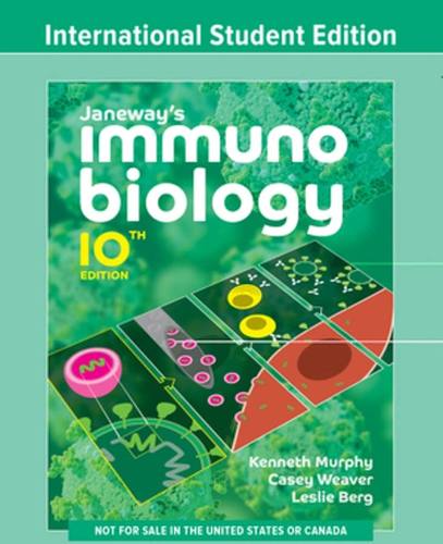 预售英文原版 Janeway's Immunobiology《简氏免疫生物学》第10版国际纸皮版带官网资料卡密-封面