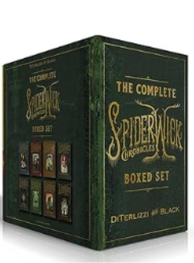 预售 英文原版 奇幻精灵事件簿8本盒装 精装 The Complete Spiderwick Chronicles B
