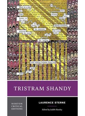预售 英文原版 Tristram Shandy: A Norton Critical Edition 项狄传 诺顿文学解读系列