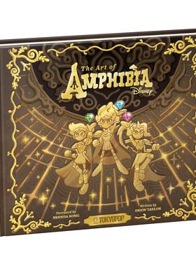 预售 英文原版 The Art of Amphibia 奇幻沼泽艺术设定集：迪斯尼动画剧集幕后创作全解析