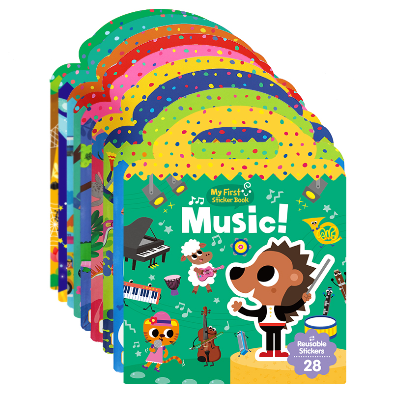 FirstStickerBook贴纸书10册